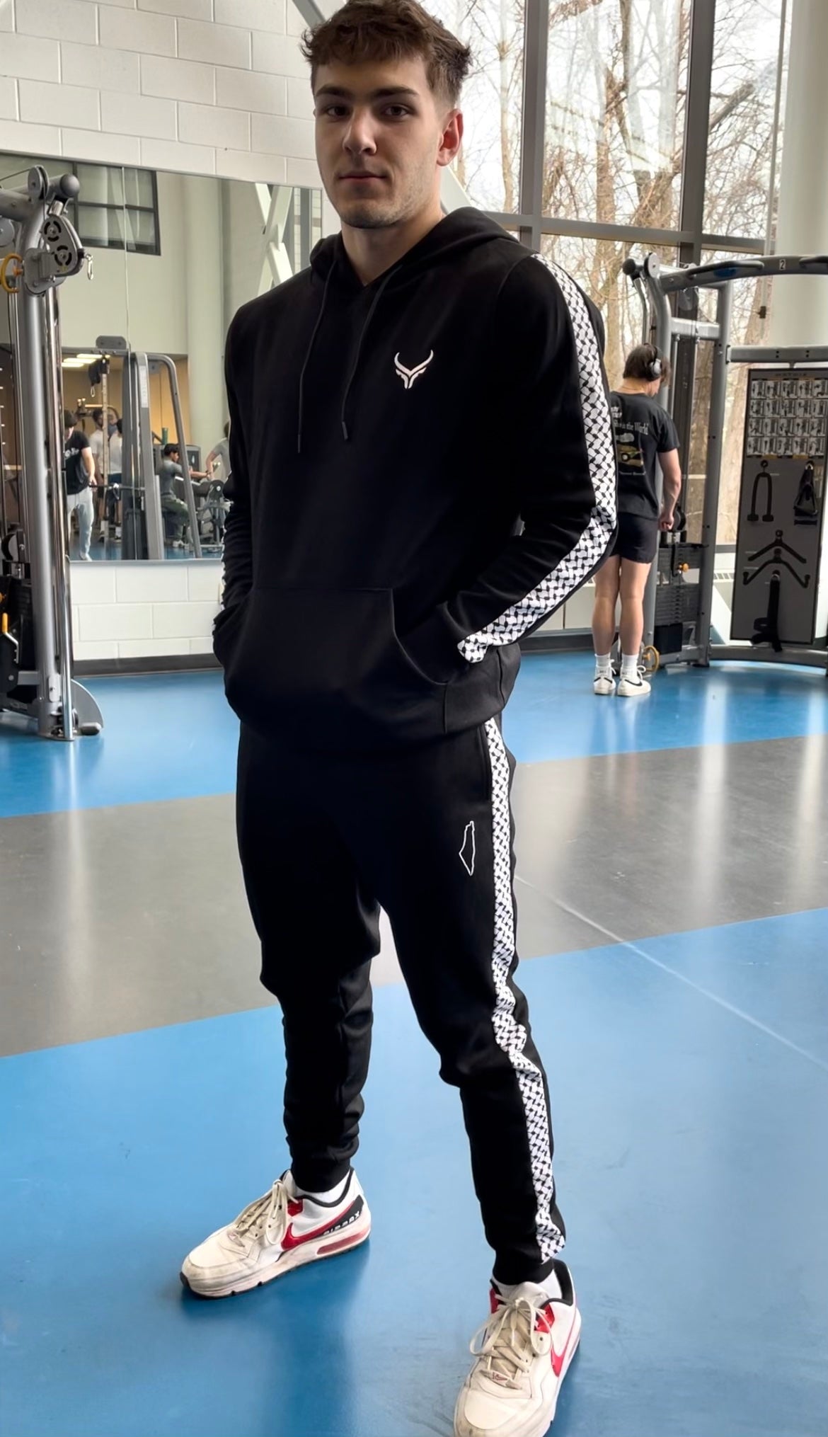 MEN'S BLACK KUFIYA JOGGERS